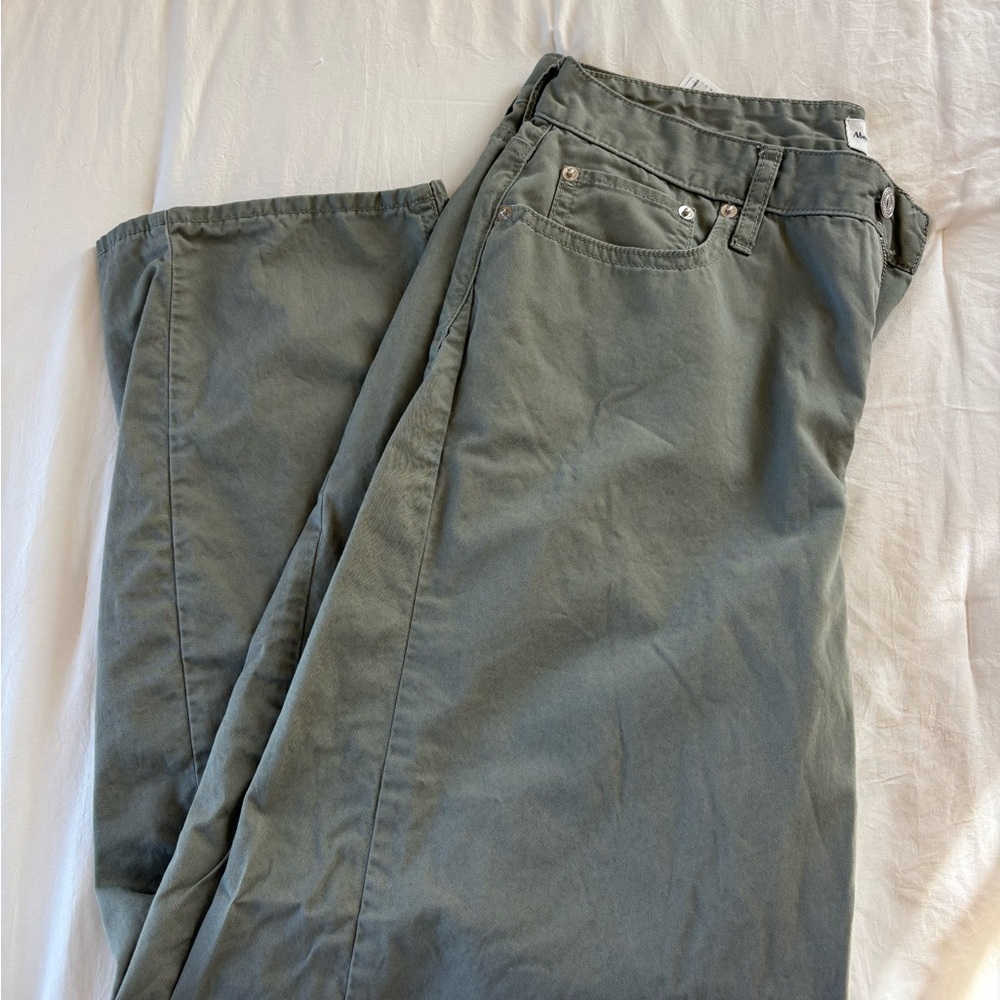 Abercrombie & Fitch Curve Love Barrel Leg Jeans